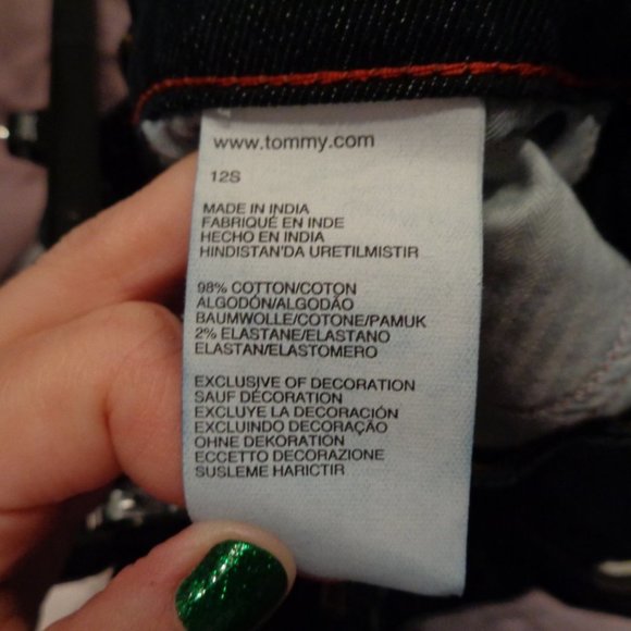 TOMMY Hilfiger Bootcut Jeans Size 12 Short - Picture 12 of 12